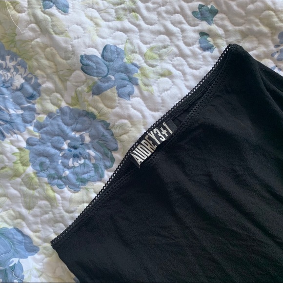 NWOT | AUDREY 3 + 1 - BLACK MIDI SKIRT - Picture 6 of 7